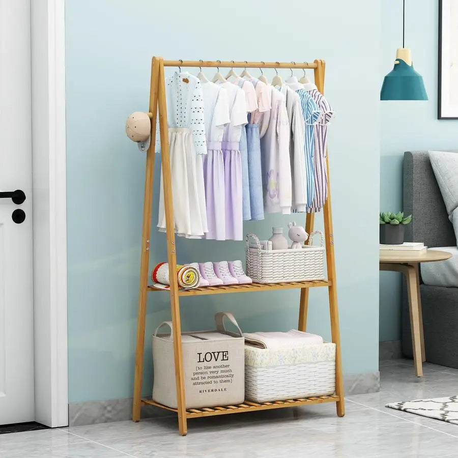 Clothing Rack for Hanging Clothes Storage Shelves