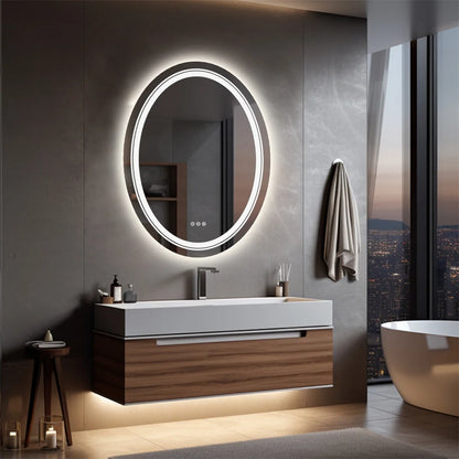 Dimmable  Frameless LED Bathroom Mirror