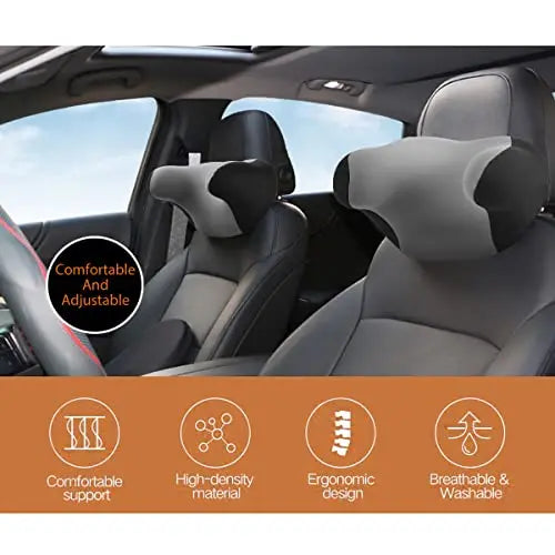 Ergonomic Memory Foam Car Neck Support Pillow