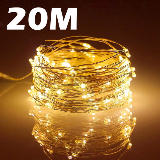 USB Led Fairy Lights Copper Wire String