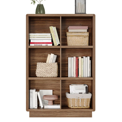 4 Cube Wooden Bookcase Storage Organizer