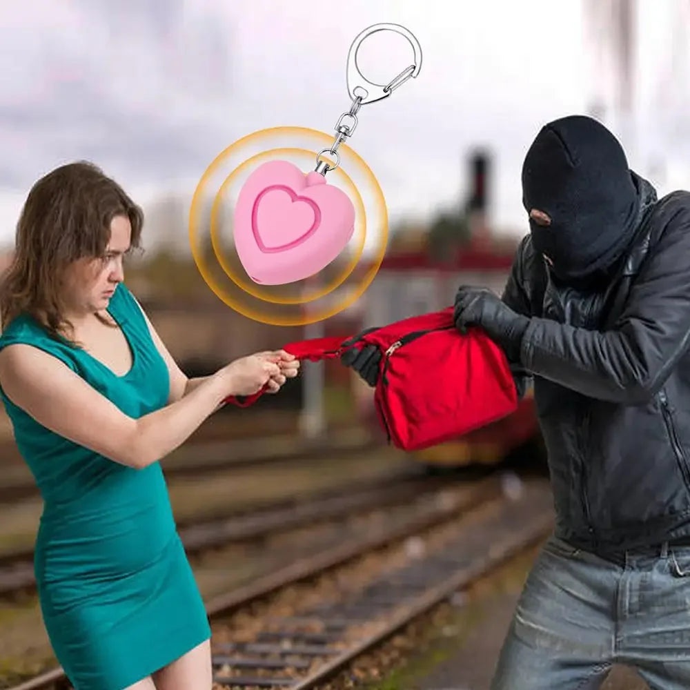 Portable Emergency Security Self Defense Alarm Keychain