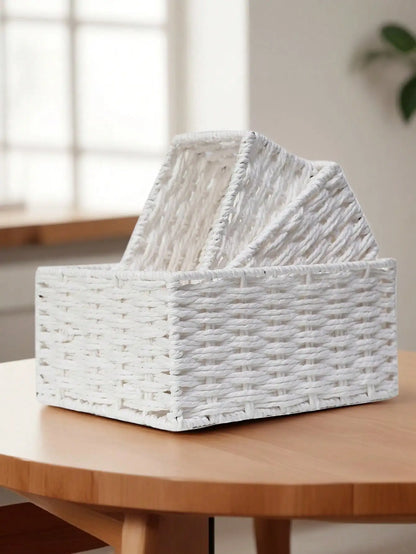 Handmade Rattan Woven Organizer Tray