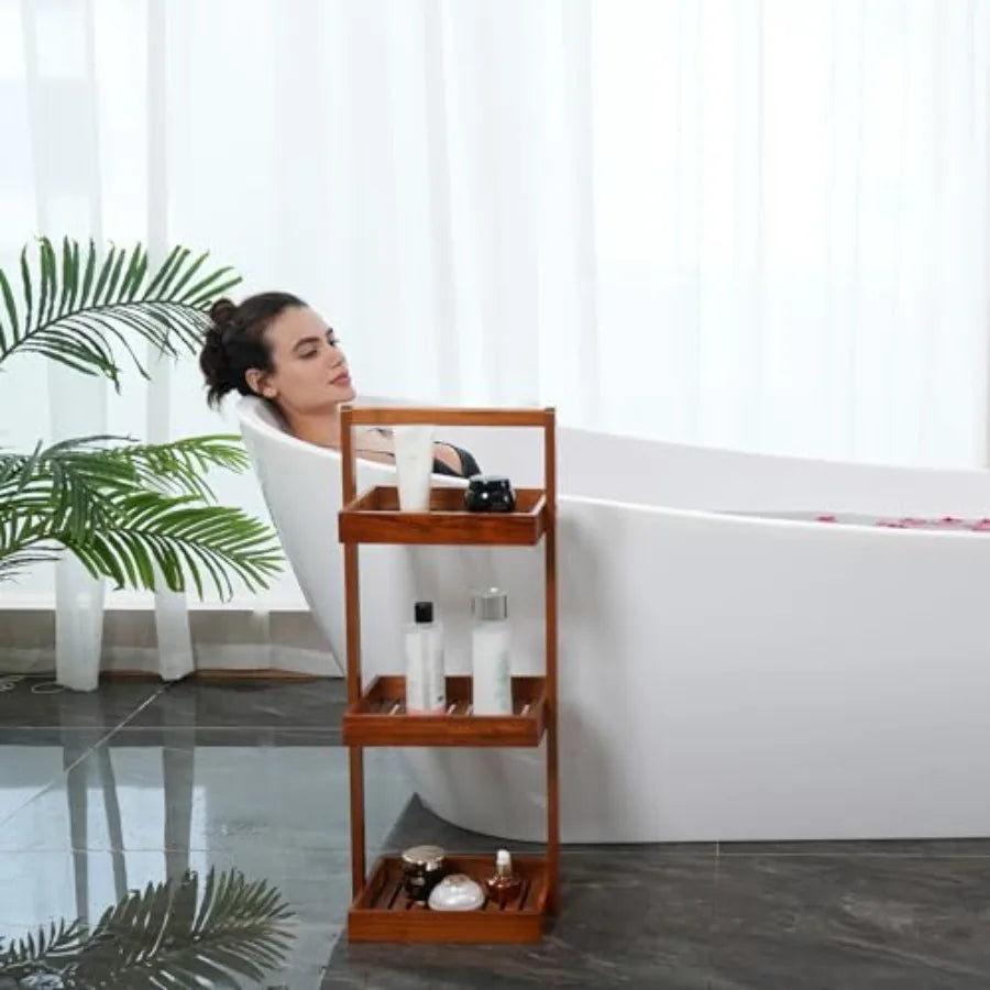 Standing Shower Organizer Shelf with Handle