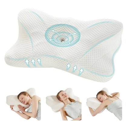 Ergonomic Contour Neck Pillows for Neck Relief