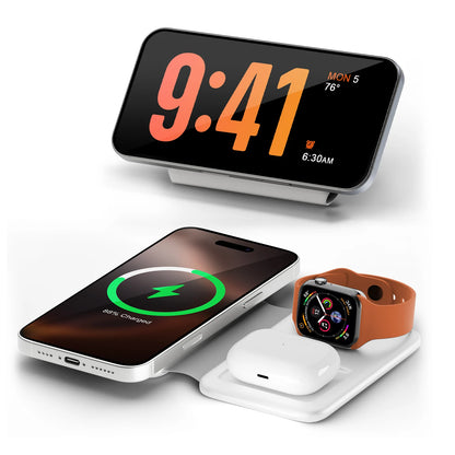 15W Wireless Chargers Magnetic Foldable Stand Pad Dock