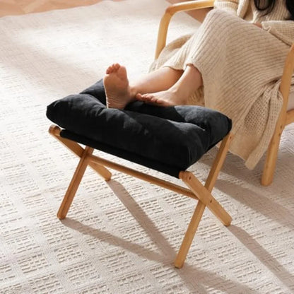 Feet Rest- Bamboo Foldable Stool