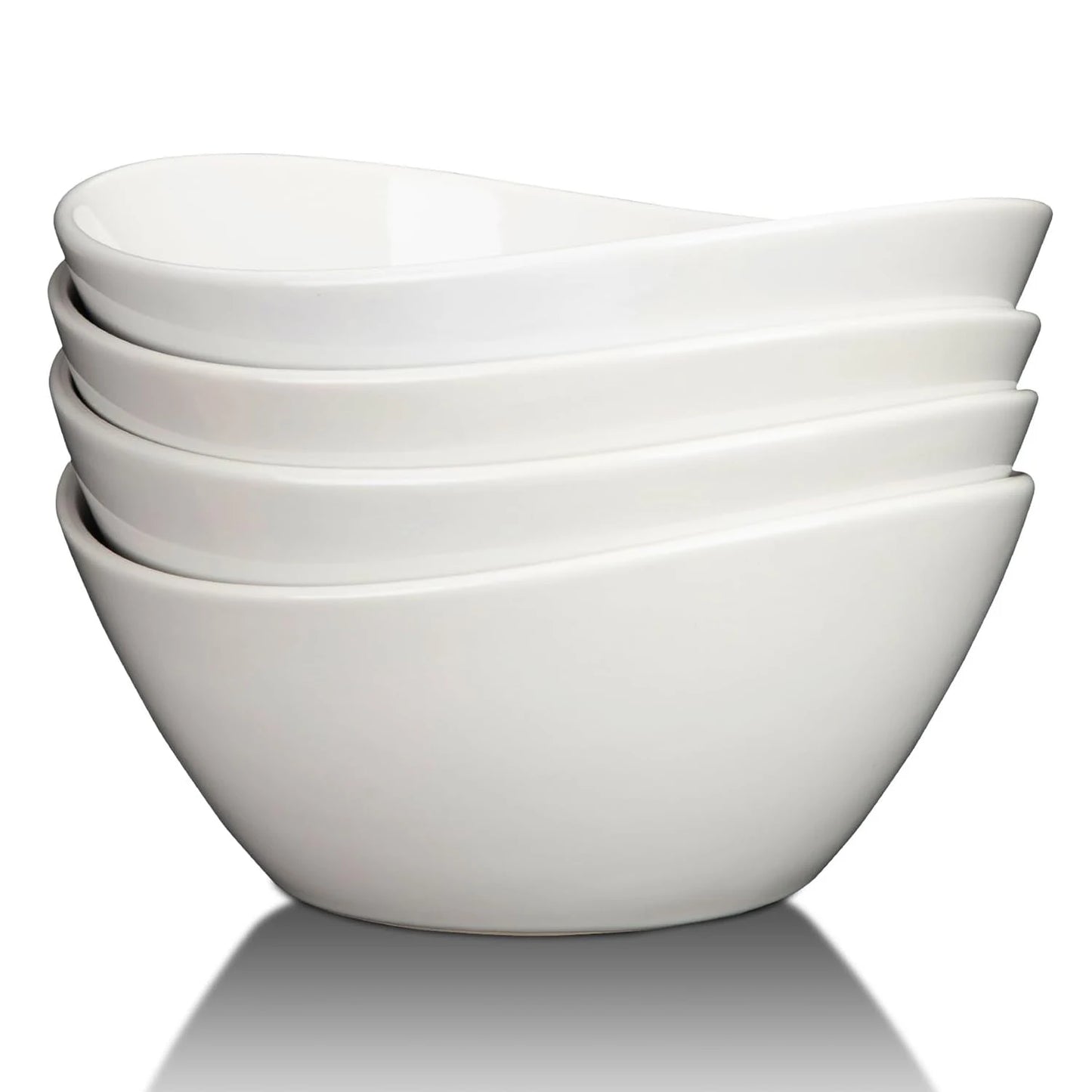 8" Ceramic Deep Soup Bowls & Salad Bowls